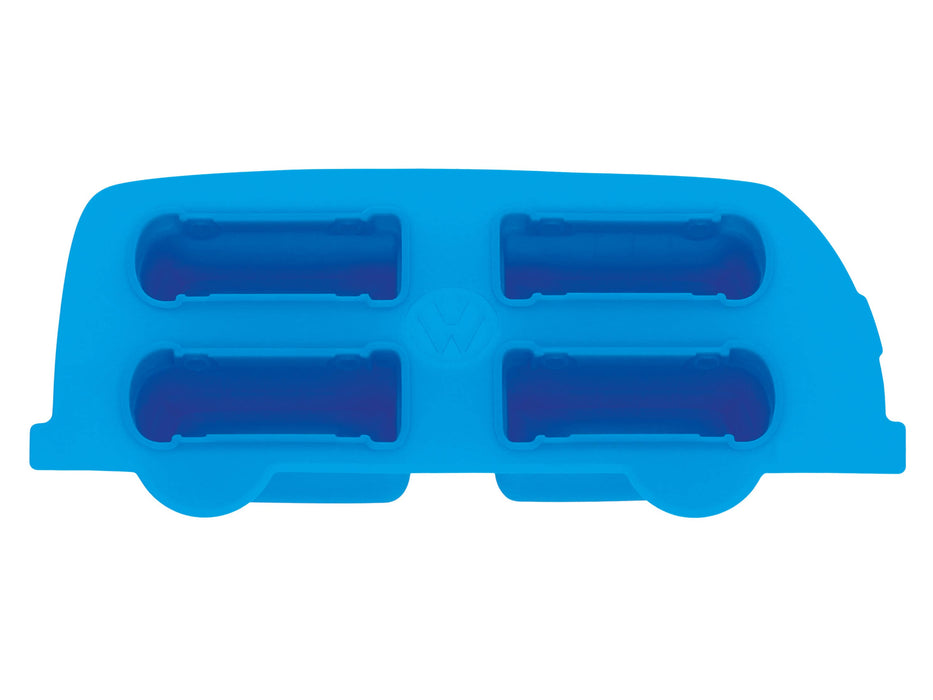 VW Bus Silicone Ice Cube Tray/Baking/Praline Form - BLUE