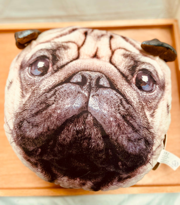 Pug Dog Shape Decorative Cushion/ Pillow