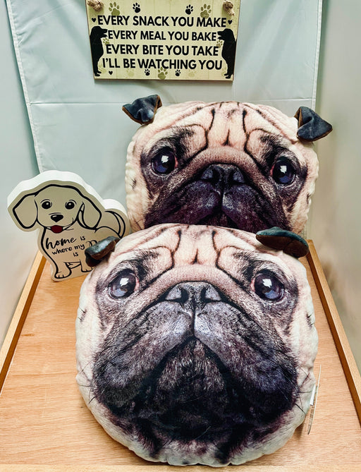 Pug Dog Shape Decorative Cushion/ Pillow — Zensational Gifts