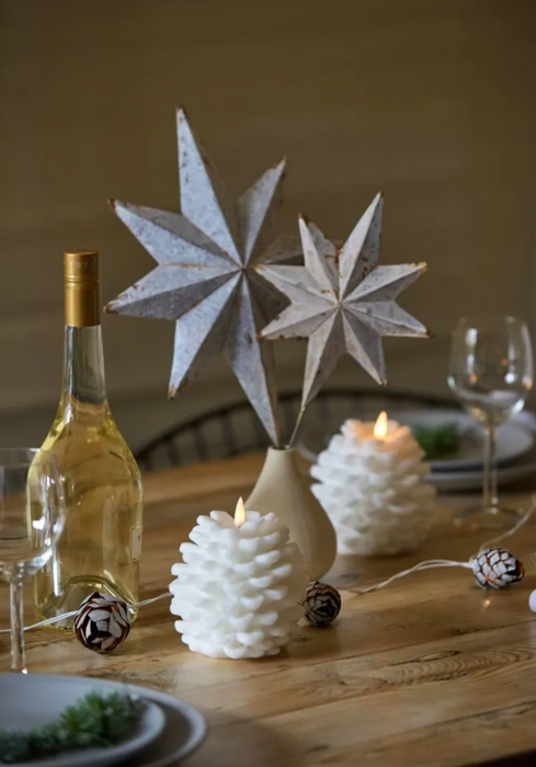 Pinecone Flameless Candle