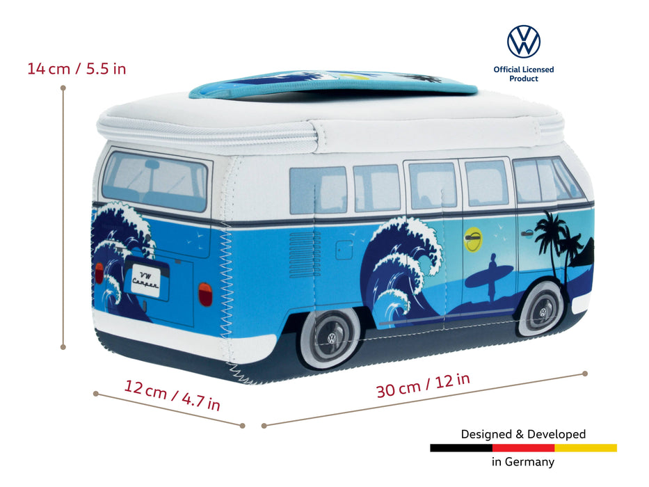 VW Bus Travel Office Outdoor Toiletry Bag Case – Surf(L)