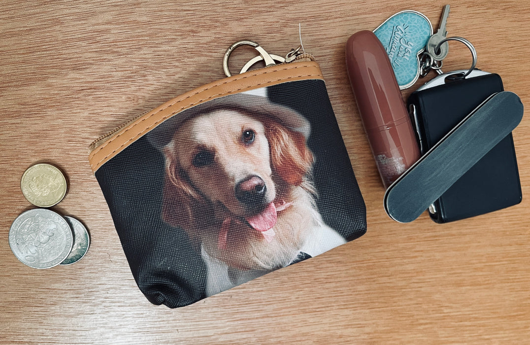 Coin Trinket Purse with Dogs