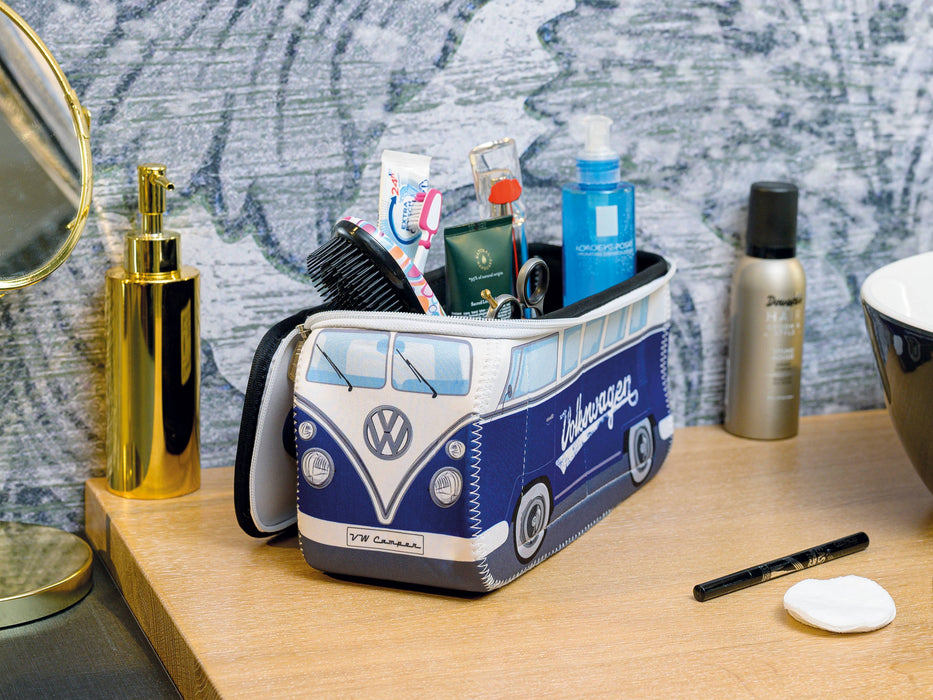 VW Bus Travel Office Outdoor Toiletry Bag Case – BL(L)