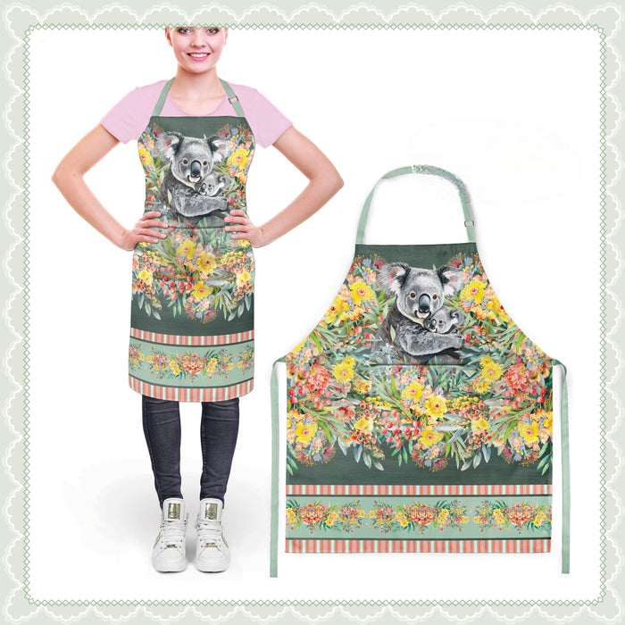 Apron by Lisa Pollock   Cotton, Adjustable Neck