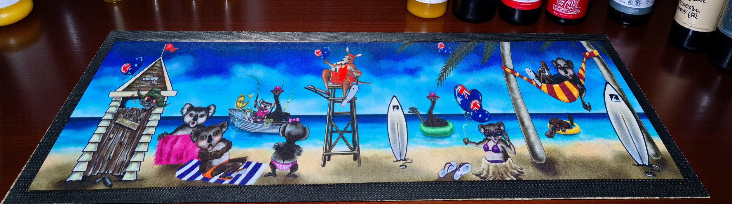 Aussie Beach Day with My Mates — Bar Runner by Jules