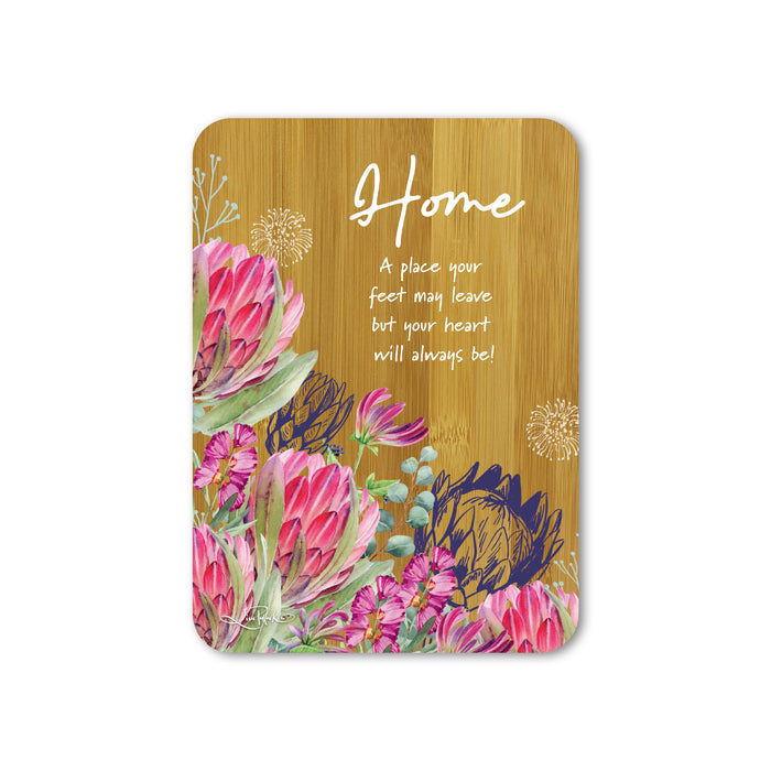 Bamboo Eco-Friendly Affirmation Plaque - Home