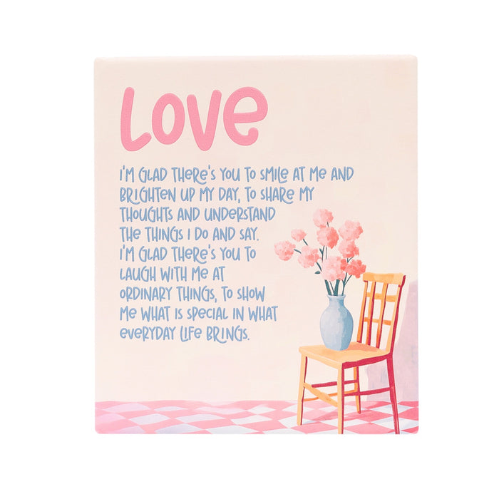 Billie Love Verse Plaque