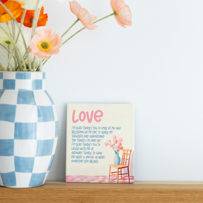 Billie Love Verse Plaque