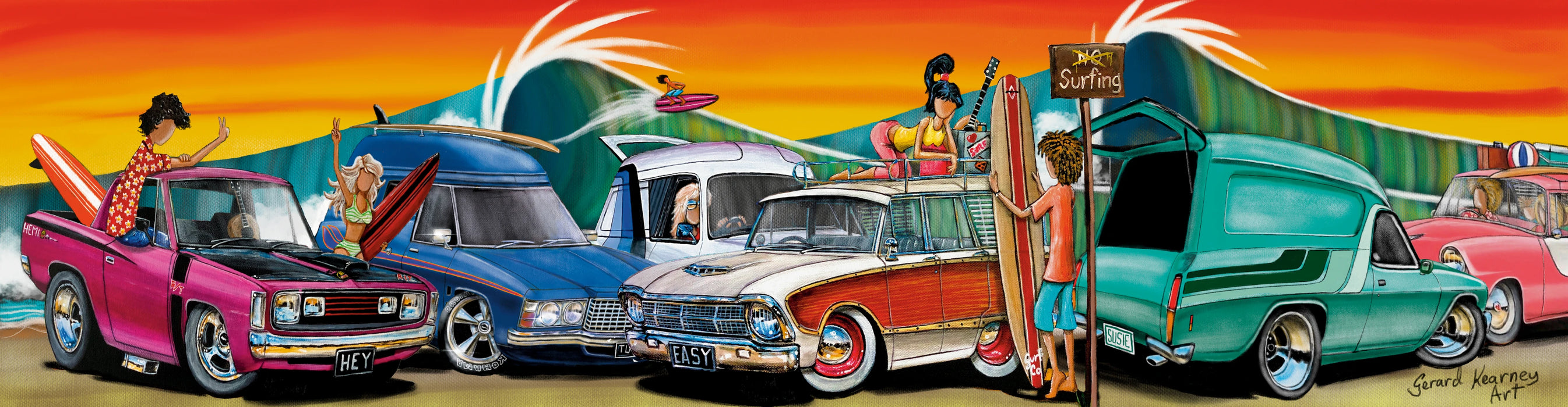 Bar Runner - Gerard Kearney Series - Australian Artist