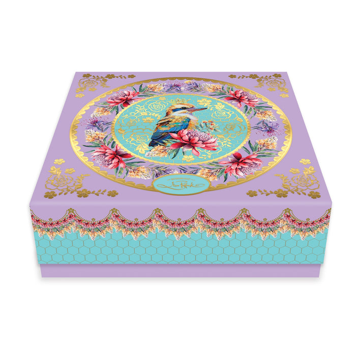 Ceramic Glam Jar with Lid in Gift Box by Lisa Pollock