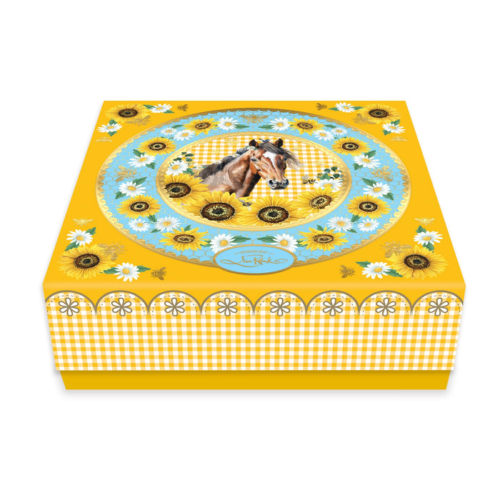 Ceramic Glam Jar with Lid in Gift Box by Lisa Pollock