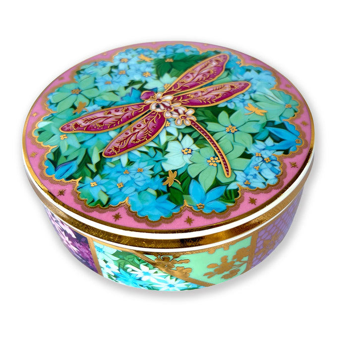 Ceramic Glam Jar with Lid in Gift Box by Lisa Pollock