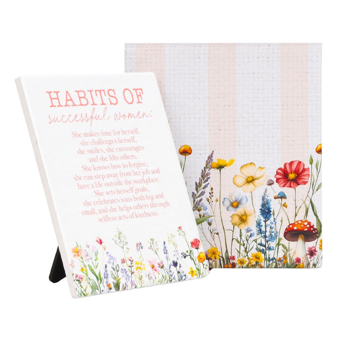 Cottage Grove Habits of a Successful Woman Verse Plaque