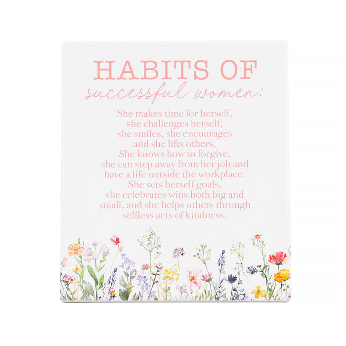 Cottage Grove Habits of a Successful Woman Verse Plaque