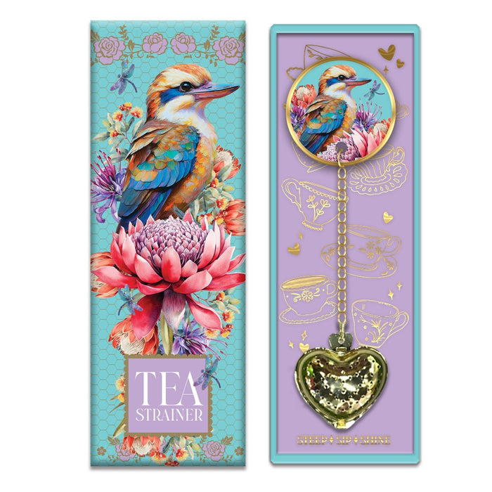 Ceramic Tea Strainerin Gift Box by Lisa Pollock