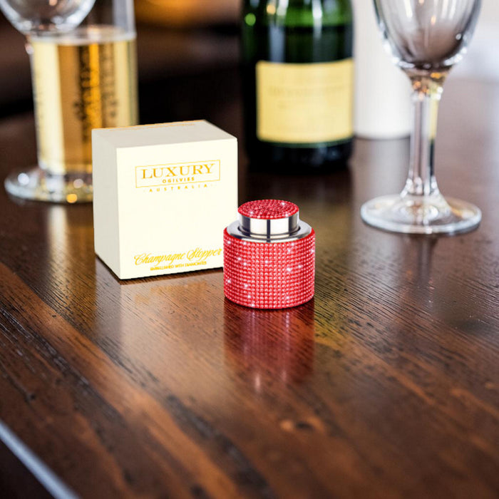 Champagne Stopper embellished with Diamontes - Luxury Australia by Ogilvies