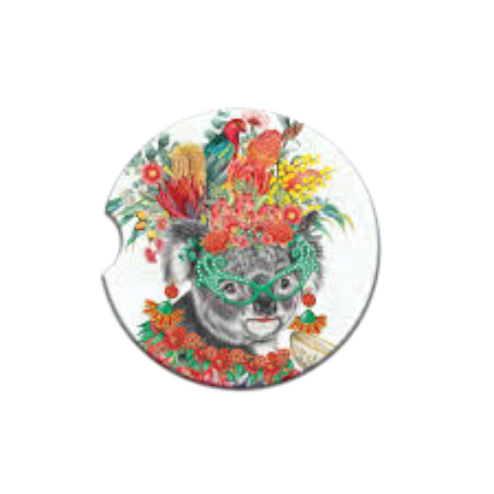 Ceramic Car Coasters All Star Animals Collection