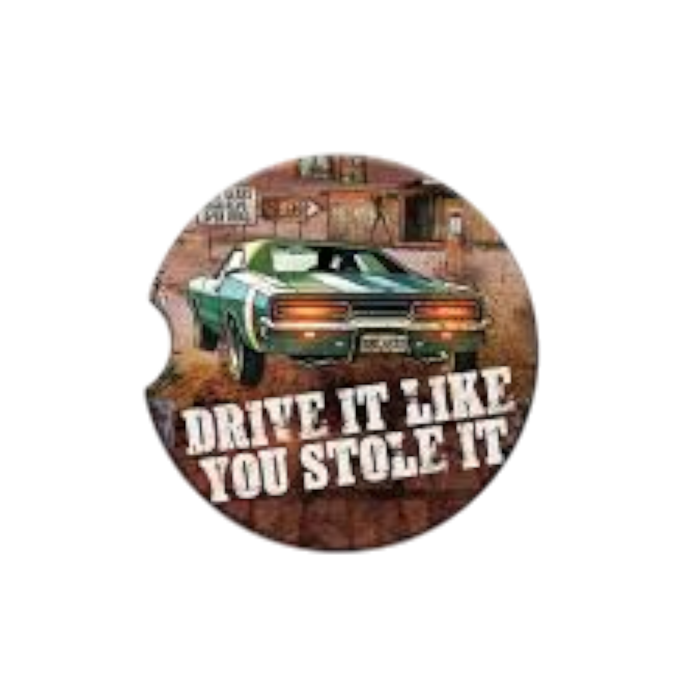 Ceramic Car Coasters Sunday Sesh Collection