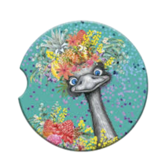 Ceramic Car Coasters All Star Animals Collection