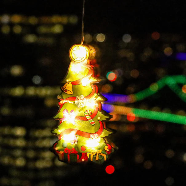 Light up Hanging Christmas Tree with Suction Cup