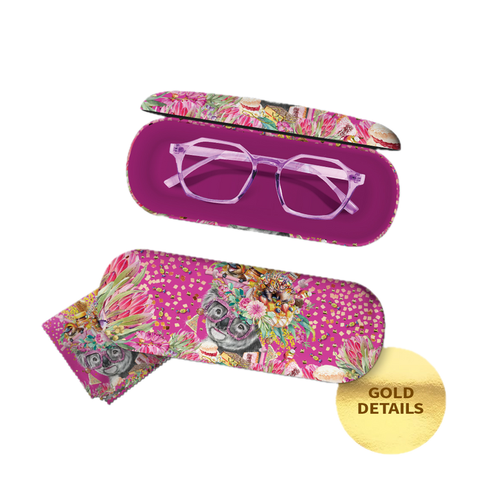 Lisa Pollock Glasses Case and Lens Cleaner Set