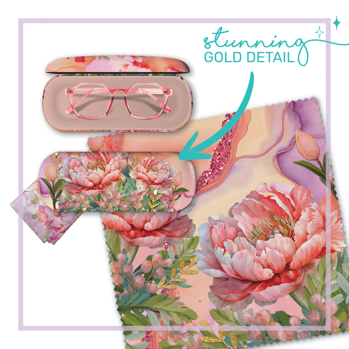 Lisa Pollock Glasses Case and Lens Cleaner Set