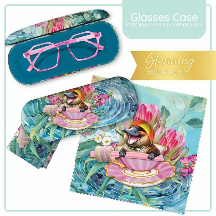 Lisa Pollock Glasses Case and Lens Cleaner Set