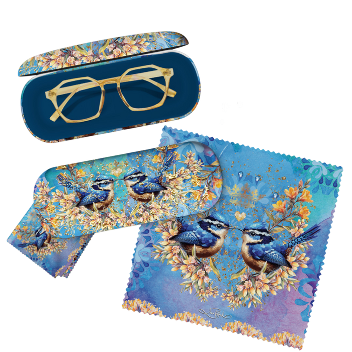 Lisa Pollock Glasses Case and Lens Cleaner Set