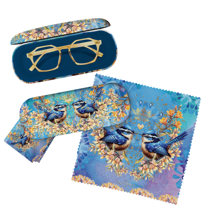 Lisa Pollock Glasses Case and Lens Cleaner Set