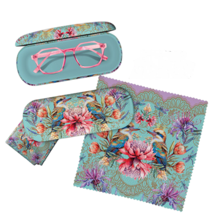 Lisa Pollock Glasses Case and Lens Cleaner Set