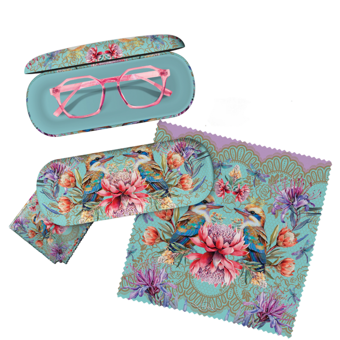 Lisa Pollock Glasses Case and Lens Cleaner Set