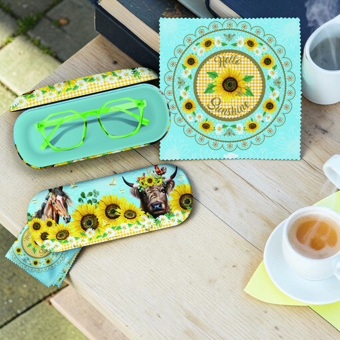 Lisa Pollock Glasses Case and Lens Cleaner Set