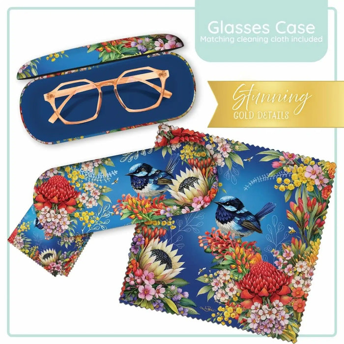 Lisa Pollock Glasses Case and Lens Cleaner Set