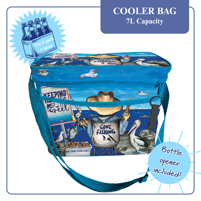Cooler Bag - Large, Insulated, Collapsable, Fun