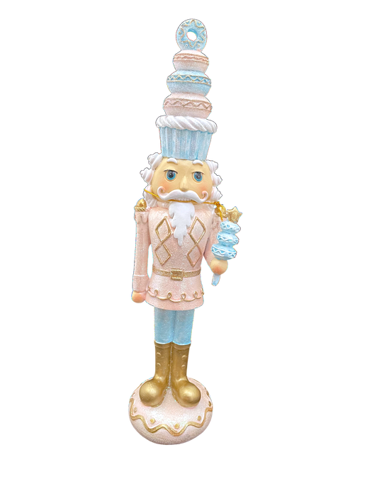 Pastel Nutcracker Decoration – Pink or Blue
