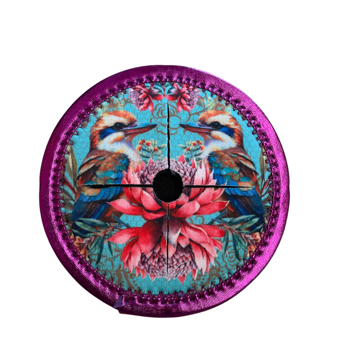 Magical Menagerie Wine Glass Coasters Neoprene