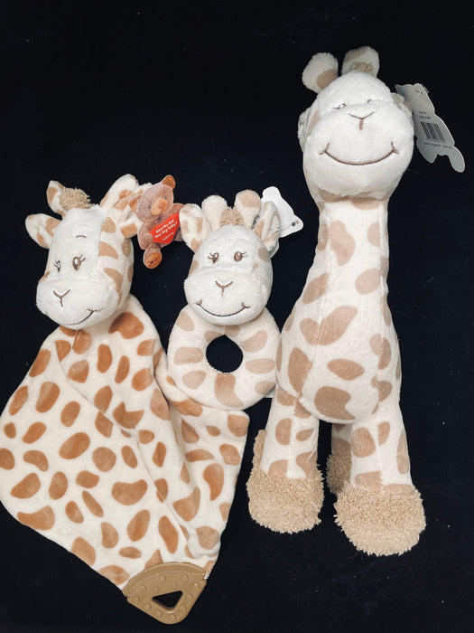 Personalised Newborn Baby Giraffe Keepsake Gift Box Set