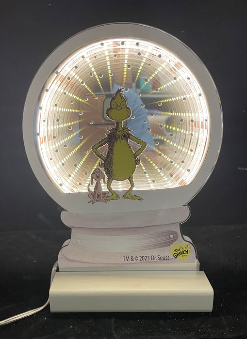 Dr Seuss Grinch and Max Infinity Snow Globe - 20cm