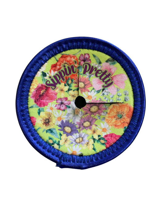 Wine Glass Coaster - Bubbly Besties Neoprene Coaster