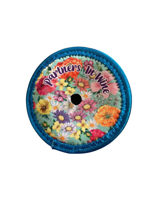 Wine Glass Coaster - Bubbly Besties Neoprene Coaster