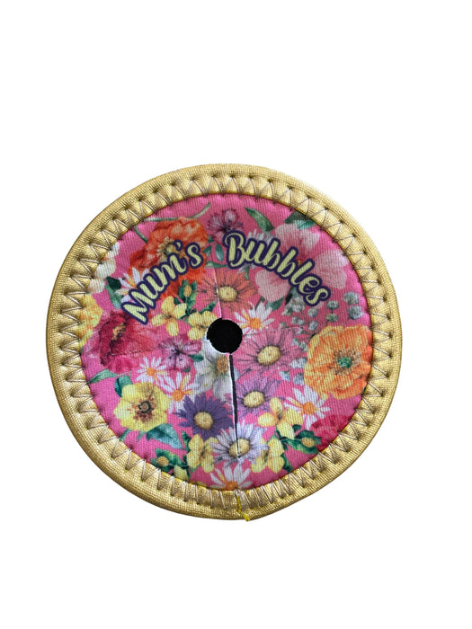 Wine Glass Coaster - Bubbly Besties Neoprene Coaster