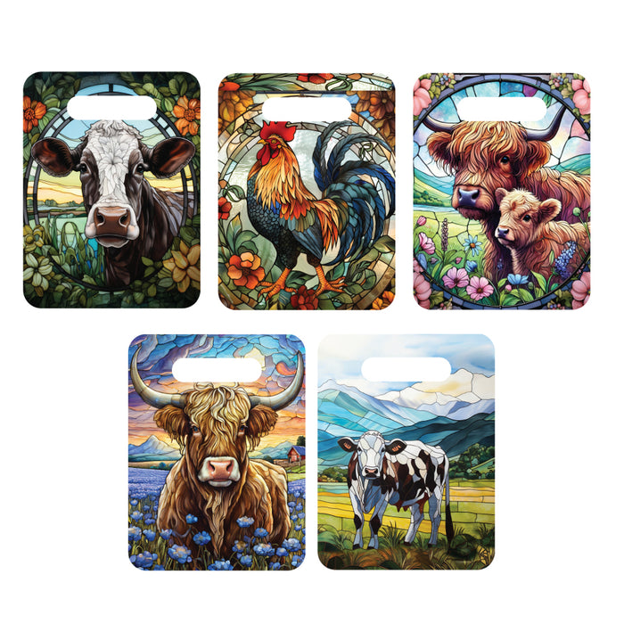 Ceramic Server/Placemat/Pot Holder - Farm Mosaic Range