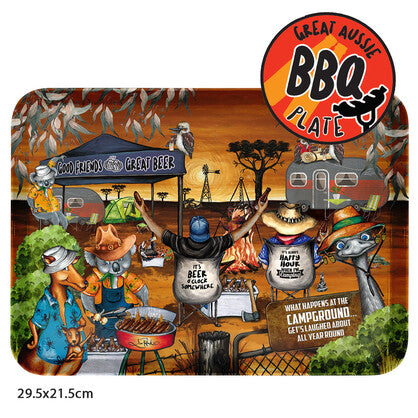 Great Aussie BBQ Tray - Melamine