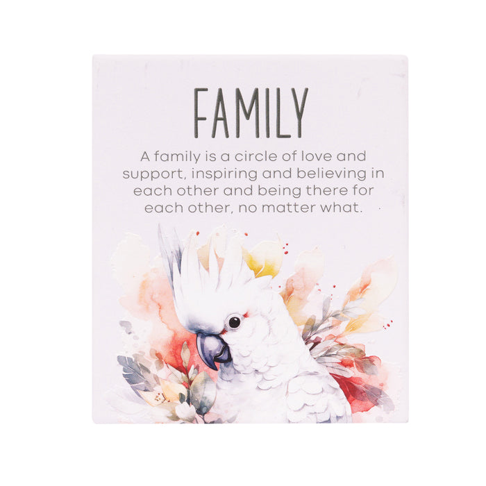 Native Blooms Family Verse Plaque
