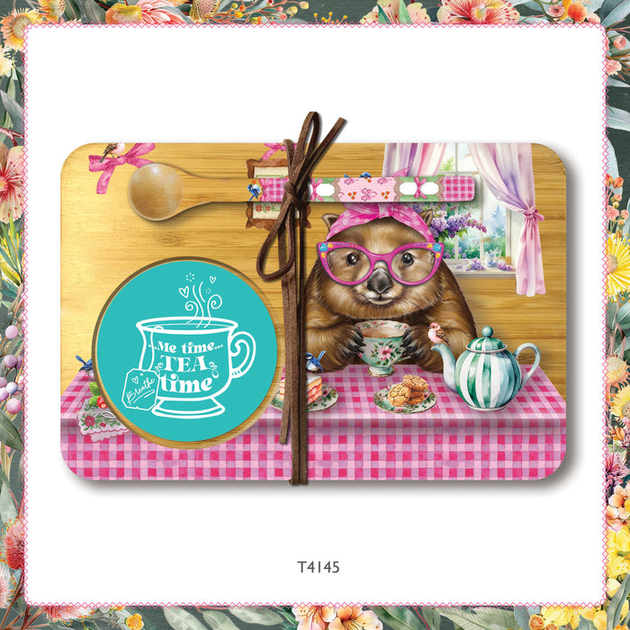 Tea Time Tray Set by Lisa Pollock Eco-Friendly Bamboo