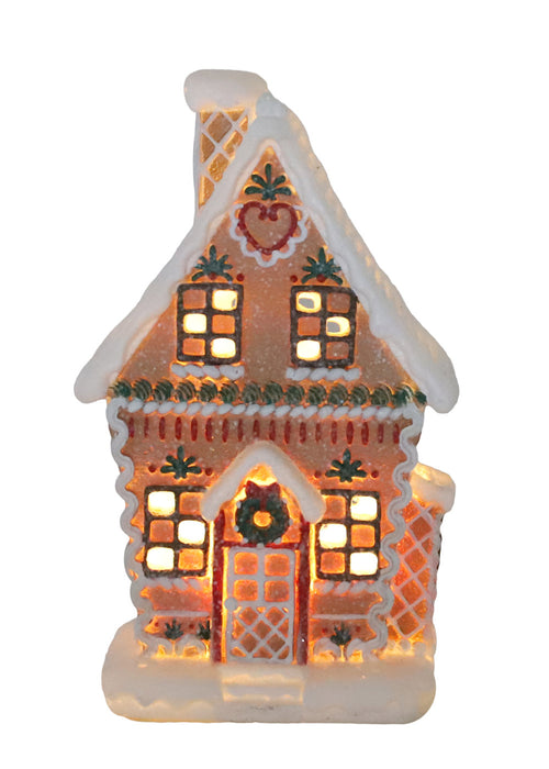 Gingerbread Village LED Cottage