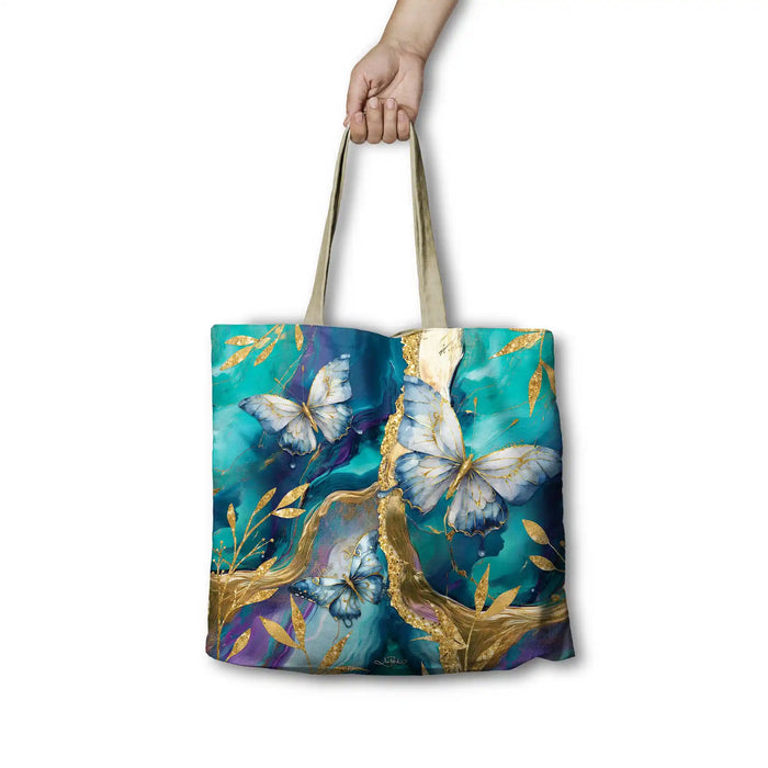 Shopping Bags - reusable, poly-linen