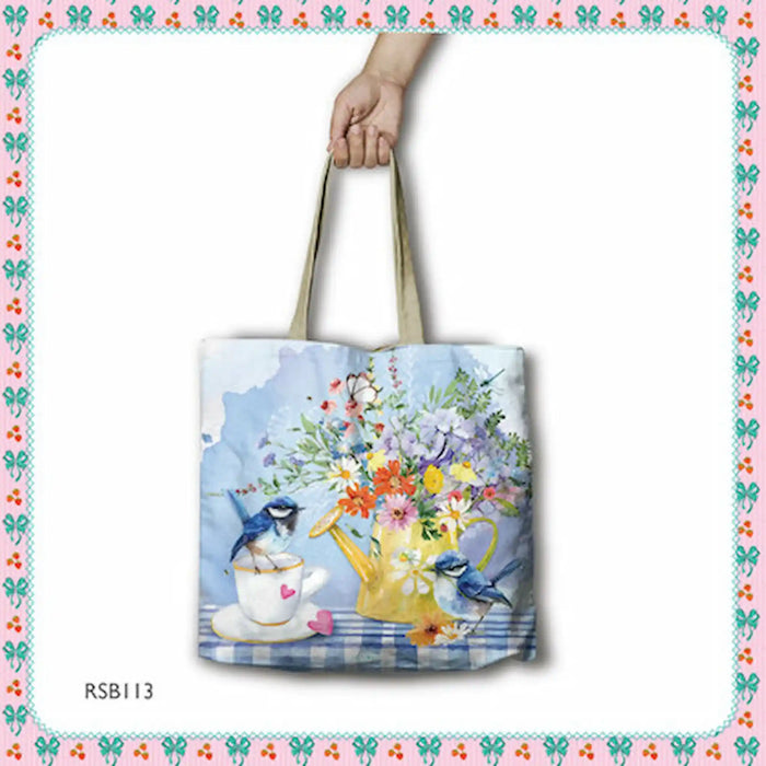 Shopping Bags - reusable, poly-linen