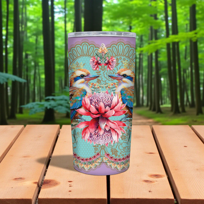 Roadie Travel Mug, Double walled Stainless Steel 600ml by Lisa Pollock