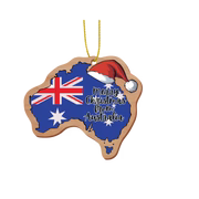 Australian Made Aussie Wooden Christmas Tree Ornaments